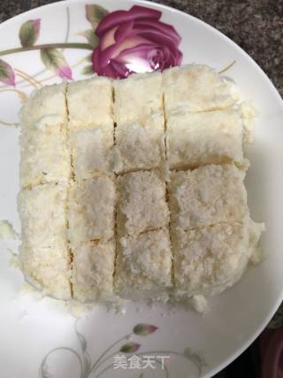 椰蓉牛奶小方块的做法步骤：17