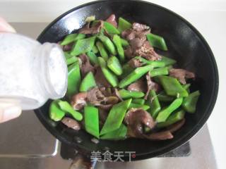 刀豆炒猪心的做法步骤：8