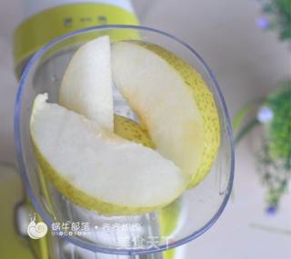 鲜藕梨汁的做法步骤：5