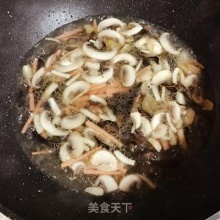 鲜虾上汤干丝的做法步骤：9