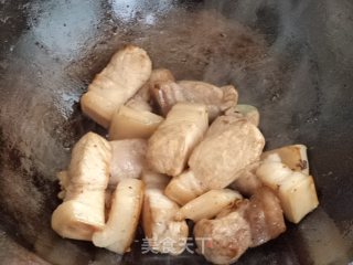 杏鲍菇烧肉的做法步骤：4
