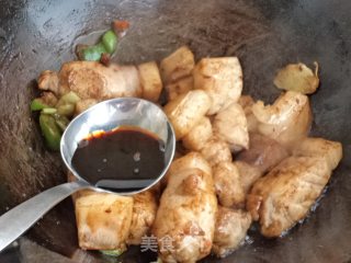 杏鲍菇烧肉的做法步骤：6
