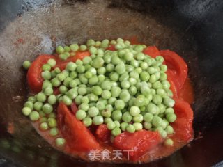 番茄烩红薯粉的做法步骤：9