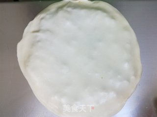 馅大皮脆的青椒猪肉馅饼的做法步骤：5
