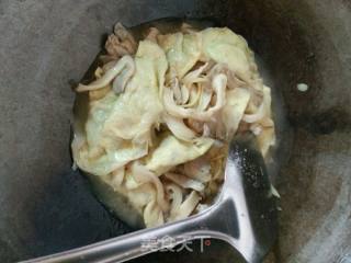 蛋饺炖蘑菇的做法步骤：7