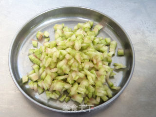 豆豉瓜皮酱拌面的做法步骤：3