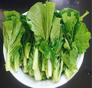 小白菜炒粉条的做法步骤：1