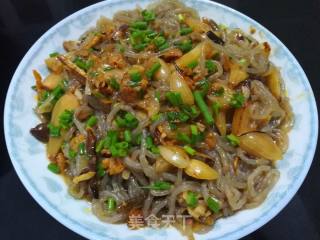泡菜炒红薯粉的做法步骤：12