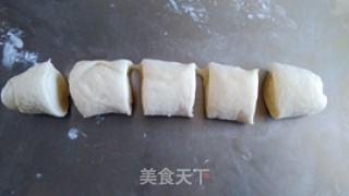 豆沙刀切小面包的做法步骤：4