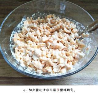 红薯饼的做法步骤：5