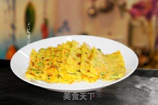 快手早餐——葱香嫩玉米饼的做法步骤：7