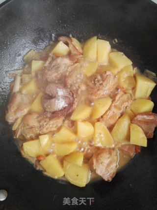 土豆炖兔肉的做法步骤：10