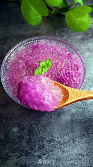 珍珠紫薯泥的做法步骤：10