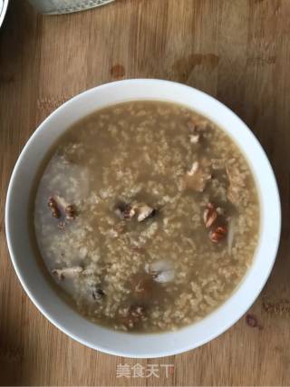 核桃栗子百合粥的做法步骤：3