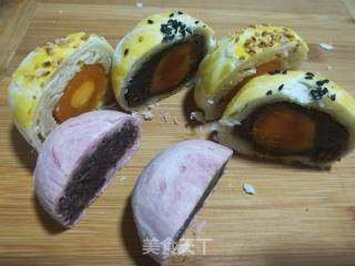 美味蛋黄酥(20个)的做法步骤：12