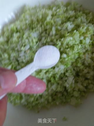 紫菜虾皮白菜饼的做法步骤：2