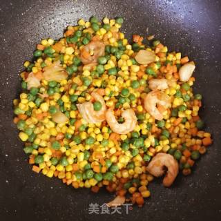 虾仁玉米三丁的做法步骤：7