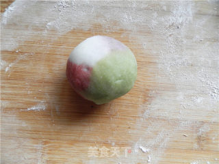 天然彩色冰皮月饼的做法步骤：10