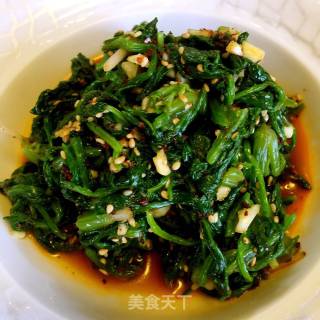 炝拌菠菜的做法步骤：10