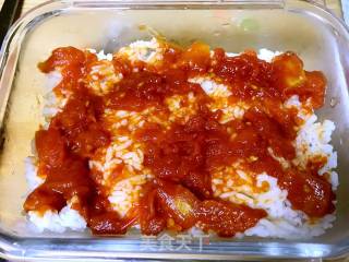 香肠焗饭的做法步骤：3