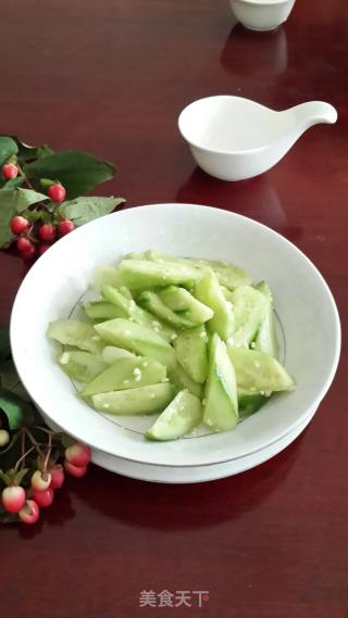 椒油蒜泥黄瓜的做法步骤：3