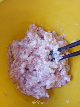 鲜肉小白菜馅饼的做法步骤：4