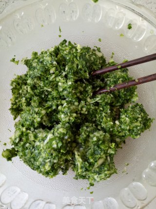 鲜肉小白菜馅饼的做法步骤：7