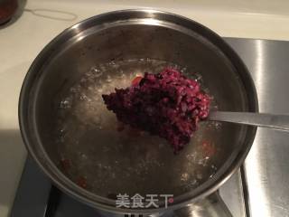 紫米酒酿卧蛋的做法步骤：3