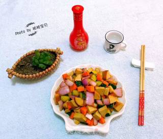 凉拌四鲜的做法步骤：9