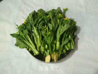 盐水菜心的做法步骤：1