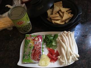 泡菜豆腐煲的做法步骤：1