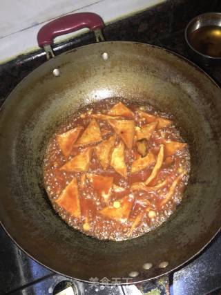 泡菜豆腐煲的做法步骤：3