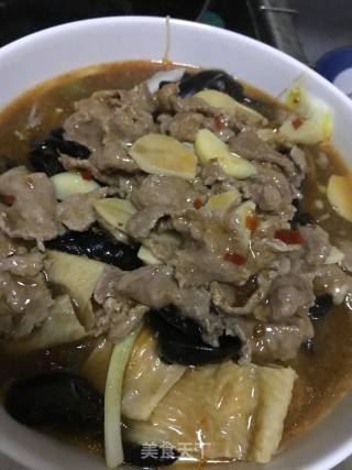 麻辣水煮牛肉的做法步骤：16