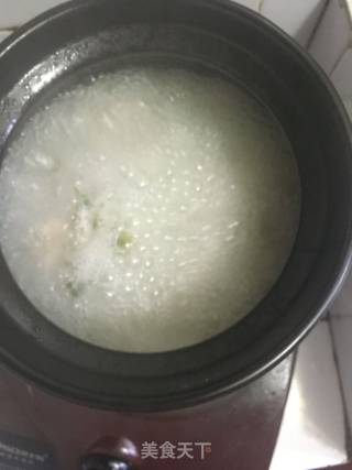 排骨鲜虾粥的做法步骤：9
