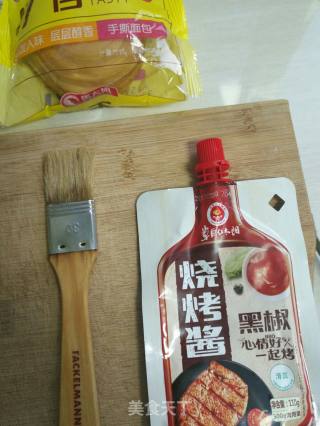 简易早餐汉堡的做法步骤：1
