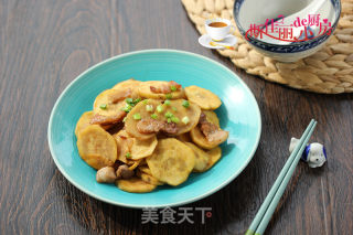 薯片炒肉的做法步骤：8