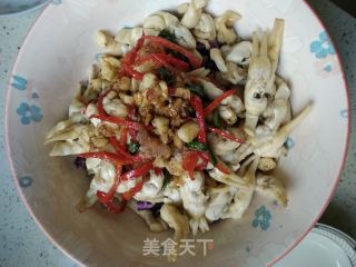 凉拌秋葵蛏子的做法步骤：3