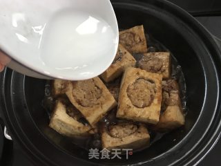 豆腐酿肉煲的做法步骤：15