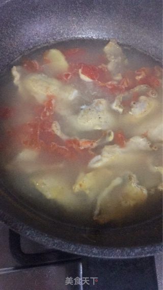 鲜虾黄鱼面的做法步骤：4