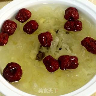黄冰糖银耳羹的做法步骤：5