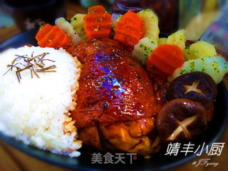 烧汁鸡腿饭的做法步骤：7