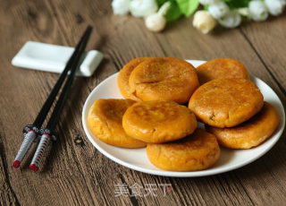 南瓜豆沙饼的做法步骤：10