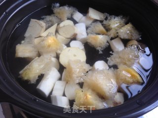 鲜淮山红薯糖水的做法步骤：4