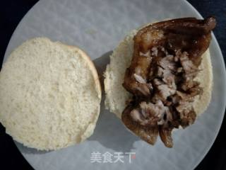 肉夹馍汉堡的做法步骤：4