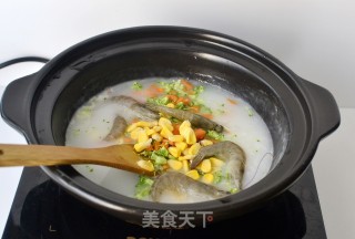 田园鲜虾粥的做法步骤：6