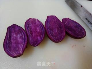 紫薯粉圆（糖水）的做法步骤：1