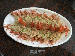 蒜蓉干贝开背虾的做法步骤：13