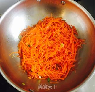 素炒胡萝卜丝的做法步骤：6