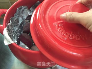 坤博砂锅烤紫薯的做法步骤：5