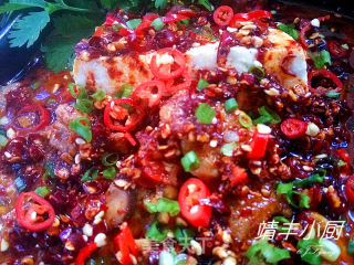 豆花水煮牛肉的做法步骤：9